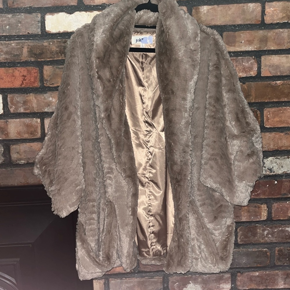 Faux fur jacket